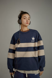 Round Neck Vintage Sweatshirt