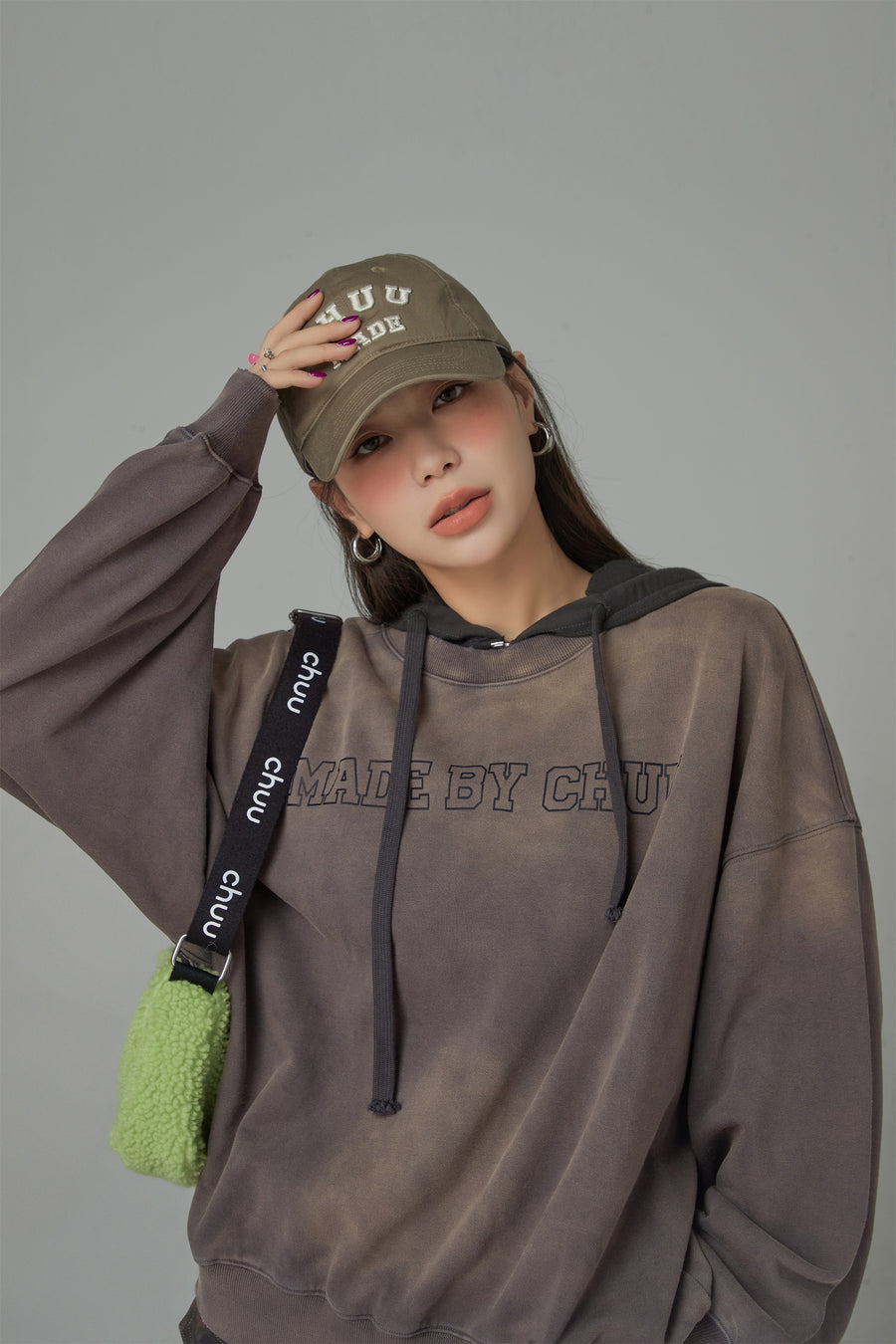 CHUU Light Up My World Printed Loose Fit Sweatshirt