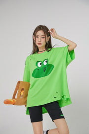 Frog With Moods Damage T-Shirt