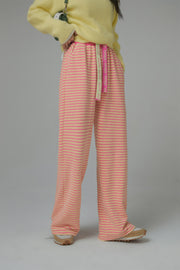 Workday Wind Stripe Wide Casual Pants