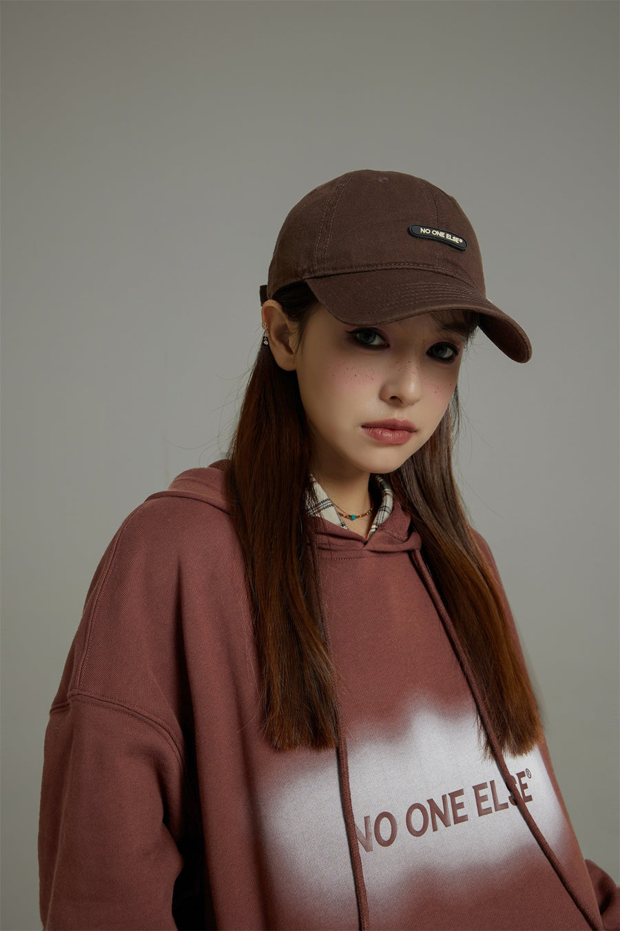 CHUU Simple Vintage Color Ball Cap Hat