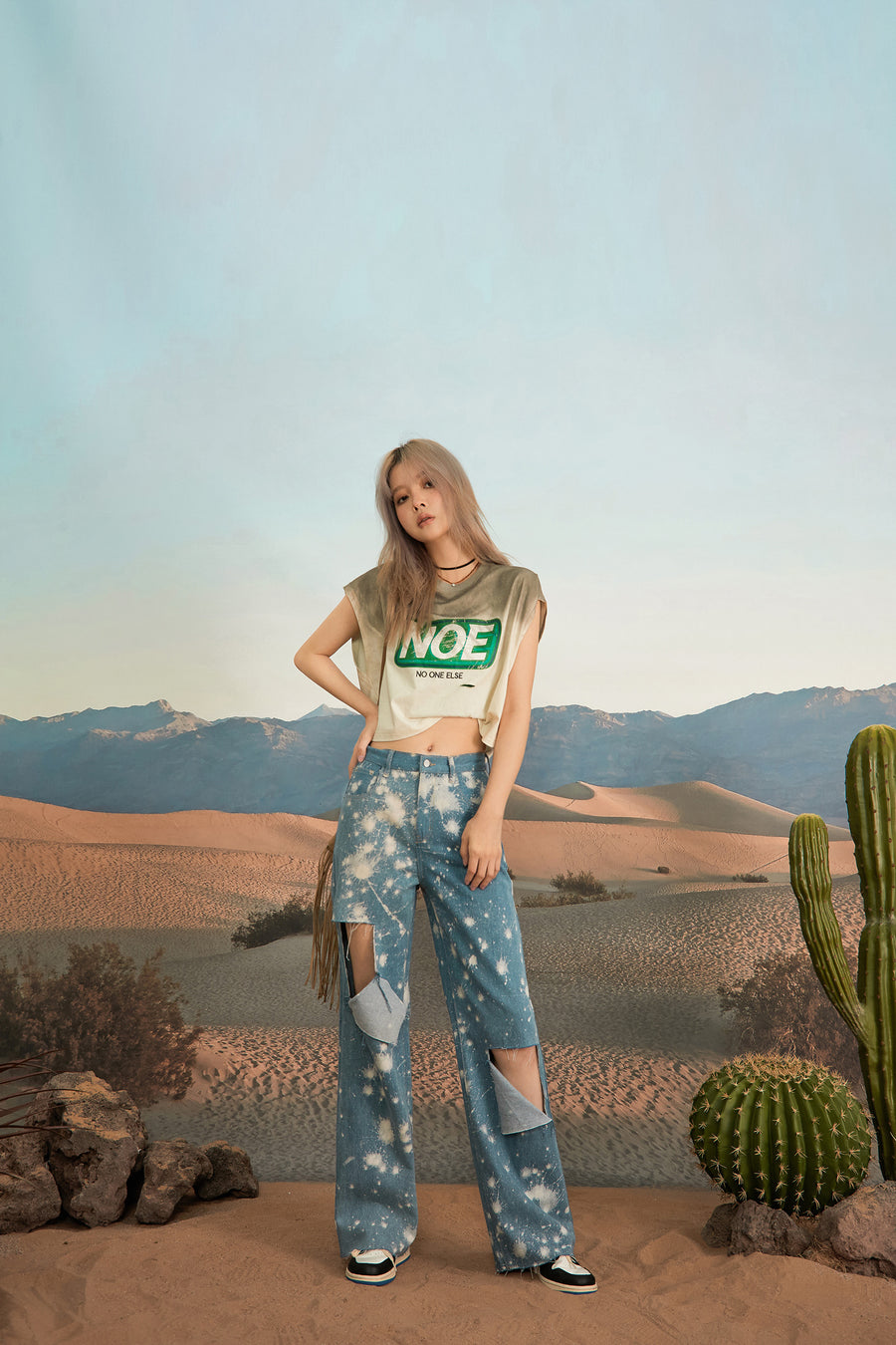 CHUU And The Sound Of Rain Tie And Dye T-Shirt