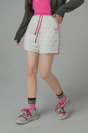 Trouble Maker String Quilted Shorts