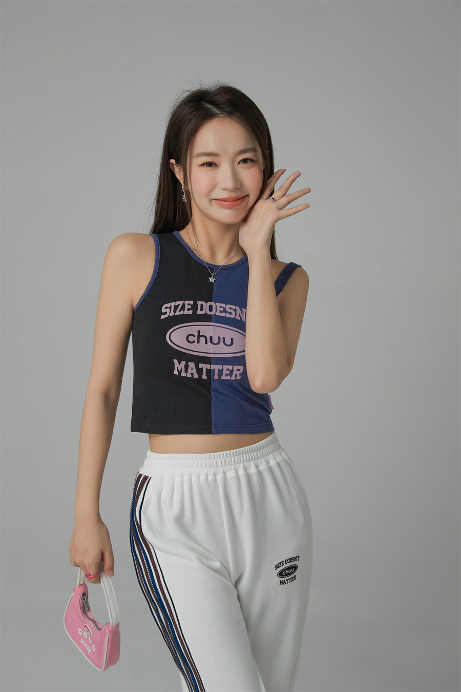 CHUU Size Doesnt Matter Printed Sleeveless Top