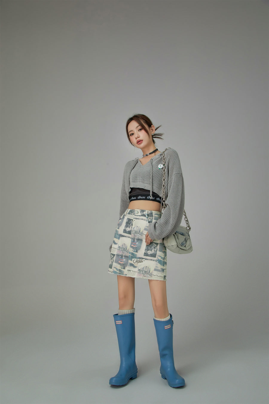 CHUU Vintage Chu Mini Skirt