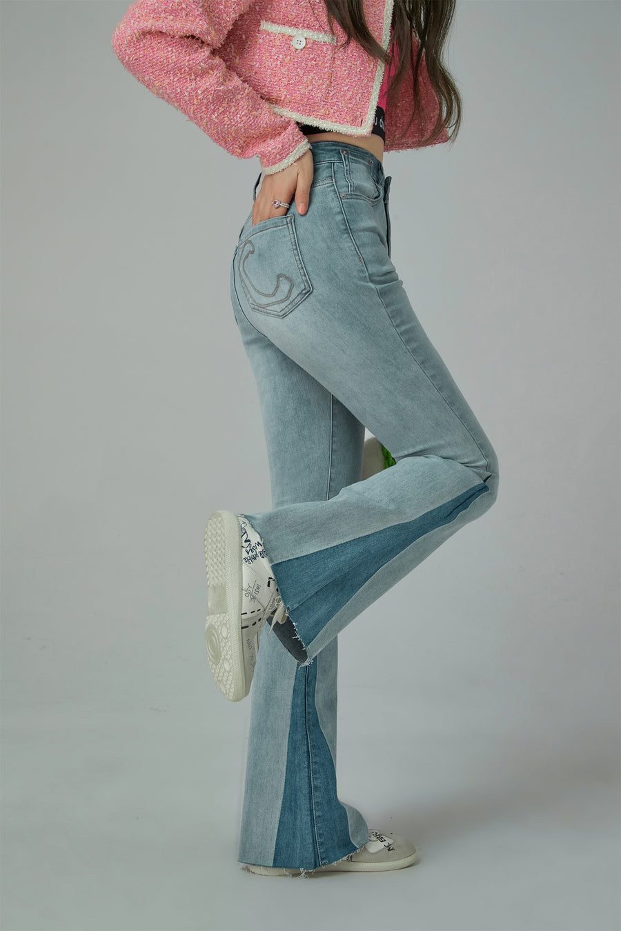 CHUU Diva Slim Bootcut Jeans