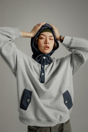Noe Button Sweatshirt