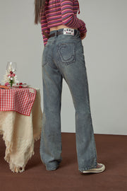 Forever Is A Minute High Waist Boot Cut Denim Jeans