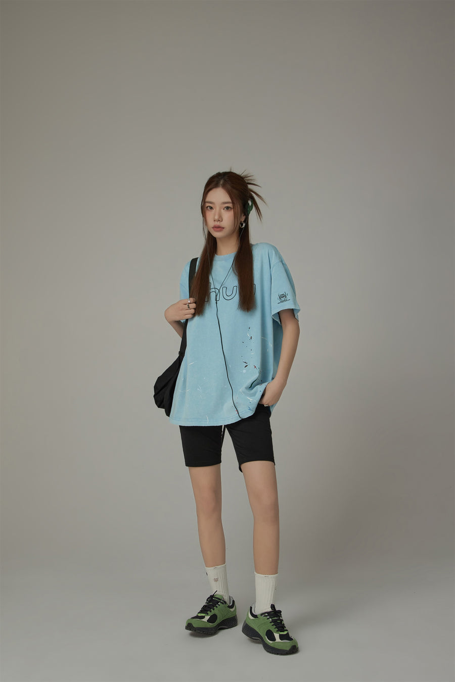 CHUU Chuu Logo Cotton Loose Fit T-Shirt