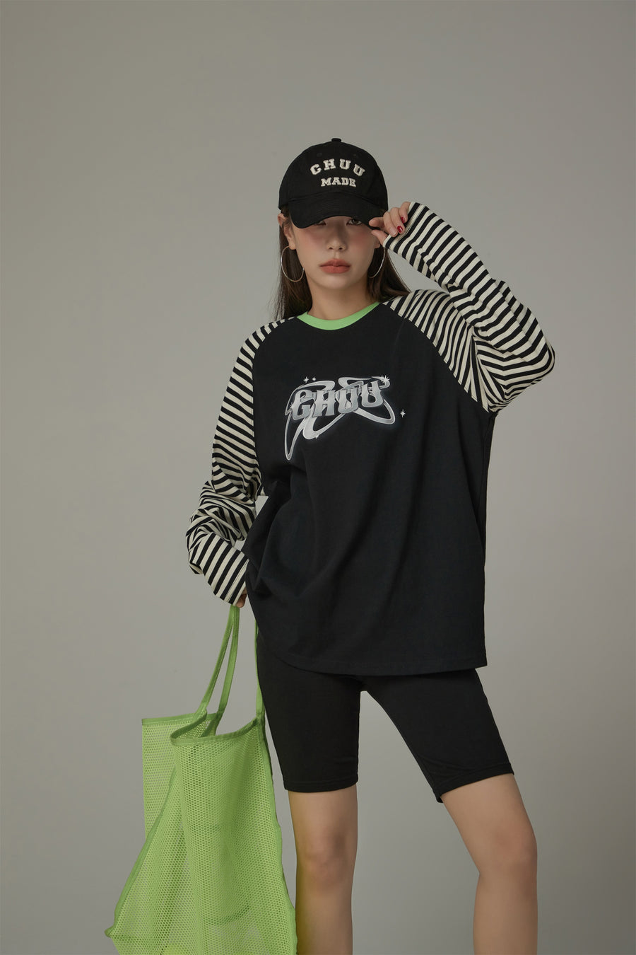 CHUU Contrast Raglan T-Shirt