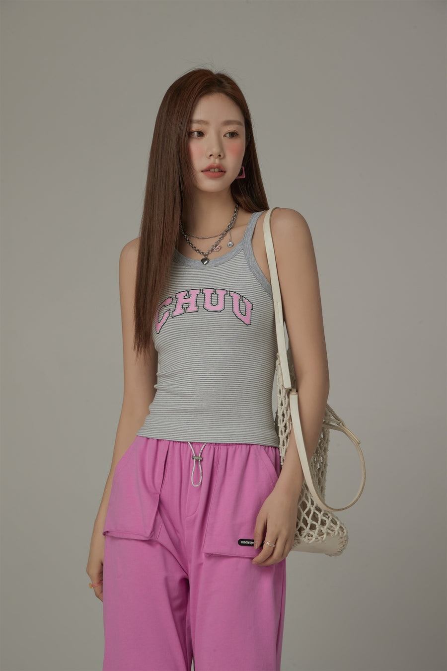 CHUU Striped Sleeveless Top