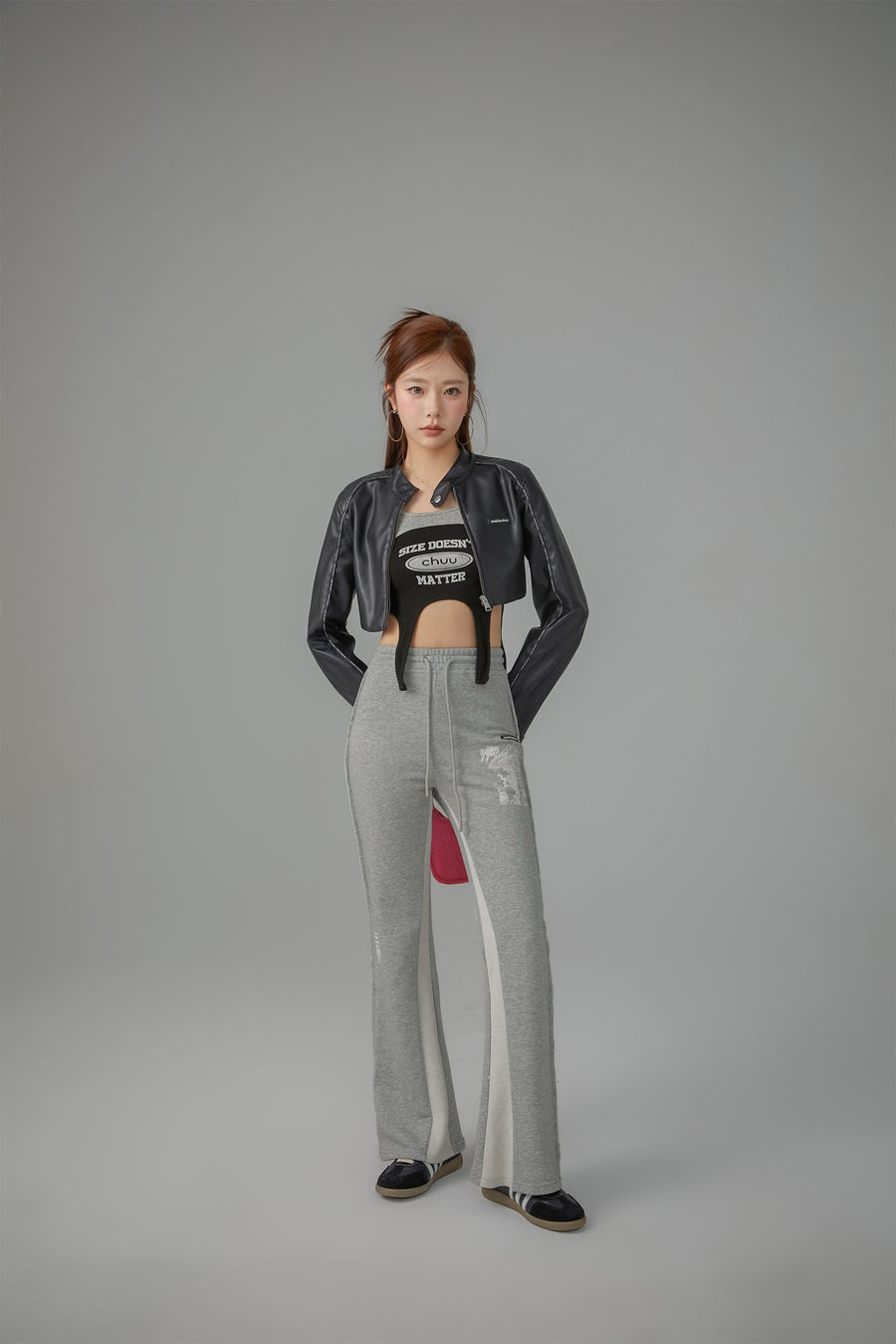 CHUU Size Doesnt Matter Sleeveless Crop Top