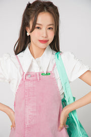 Temptation To Gossip Overalls Dress