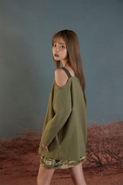 Noe Off Shoulder Loose Fit T-shirt