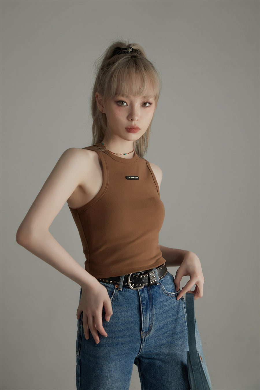 CHUU Basic Unbalanced Top