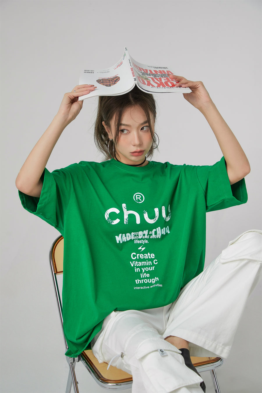 CHUU Vitamin C Loosefit Maxi T-Shirt