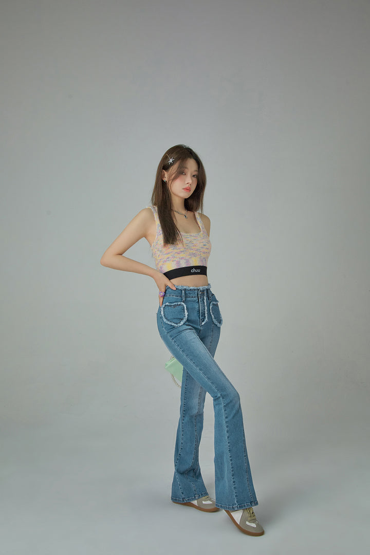 Chuu Key To My Heart Bootcut Jeans