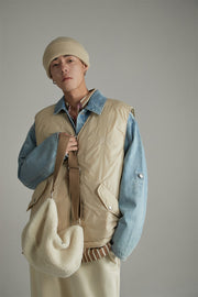 Simple Overfit Padded Vest