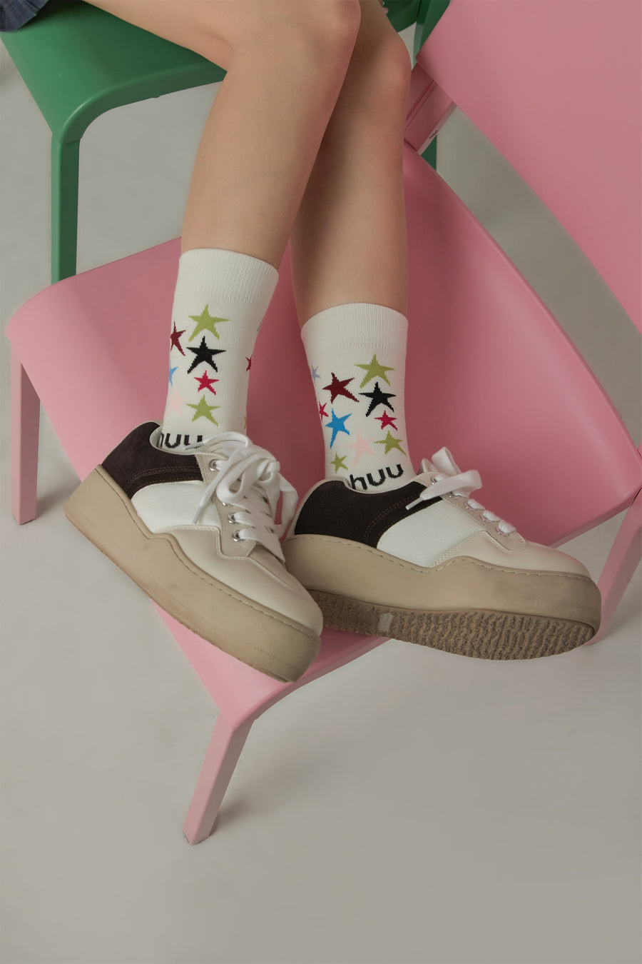 CHUU Many Stars Socks