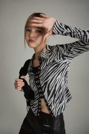 Zebra Long Sleeve Shirt