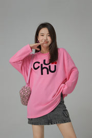 Smile Magnet Cherry Sporty Loose Fit T-Shirt