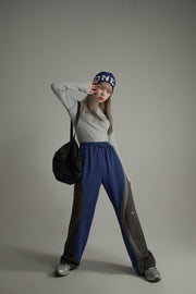 Color Matching Waves Jogger Pants