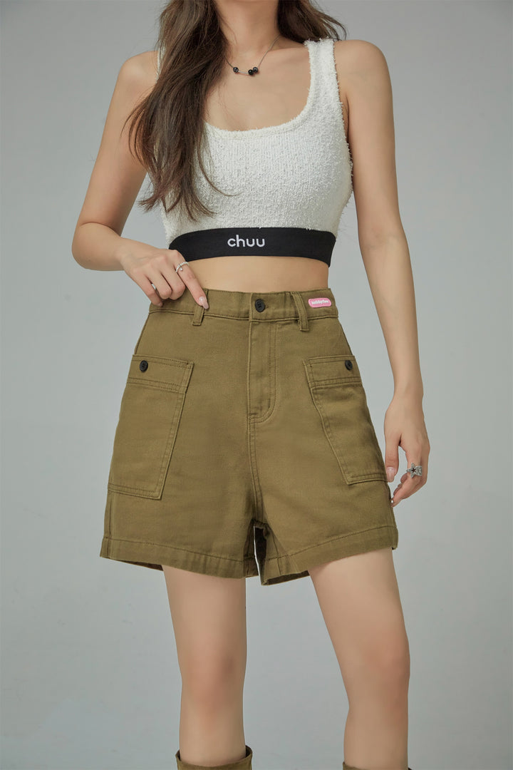 Jungle Raider Khaki Wide Shorts