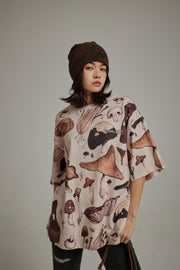 Mushroom Loose Fit T-Shirt