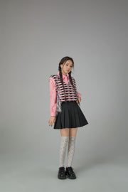 Stripes Chuu Logo Knit Vest