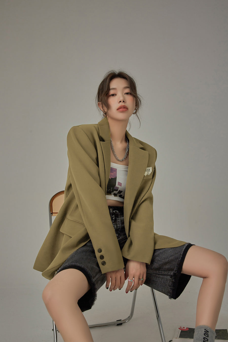 CHUU Here Comes The Sun Blazer Jacket