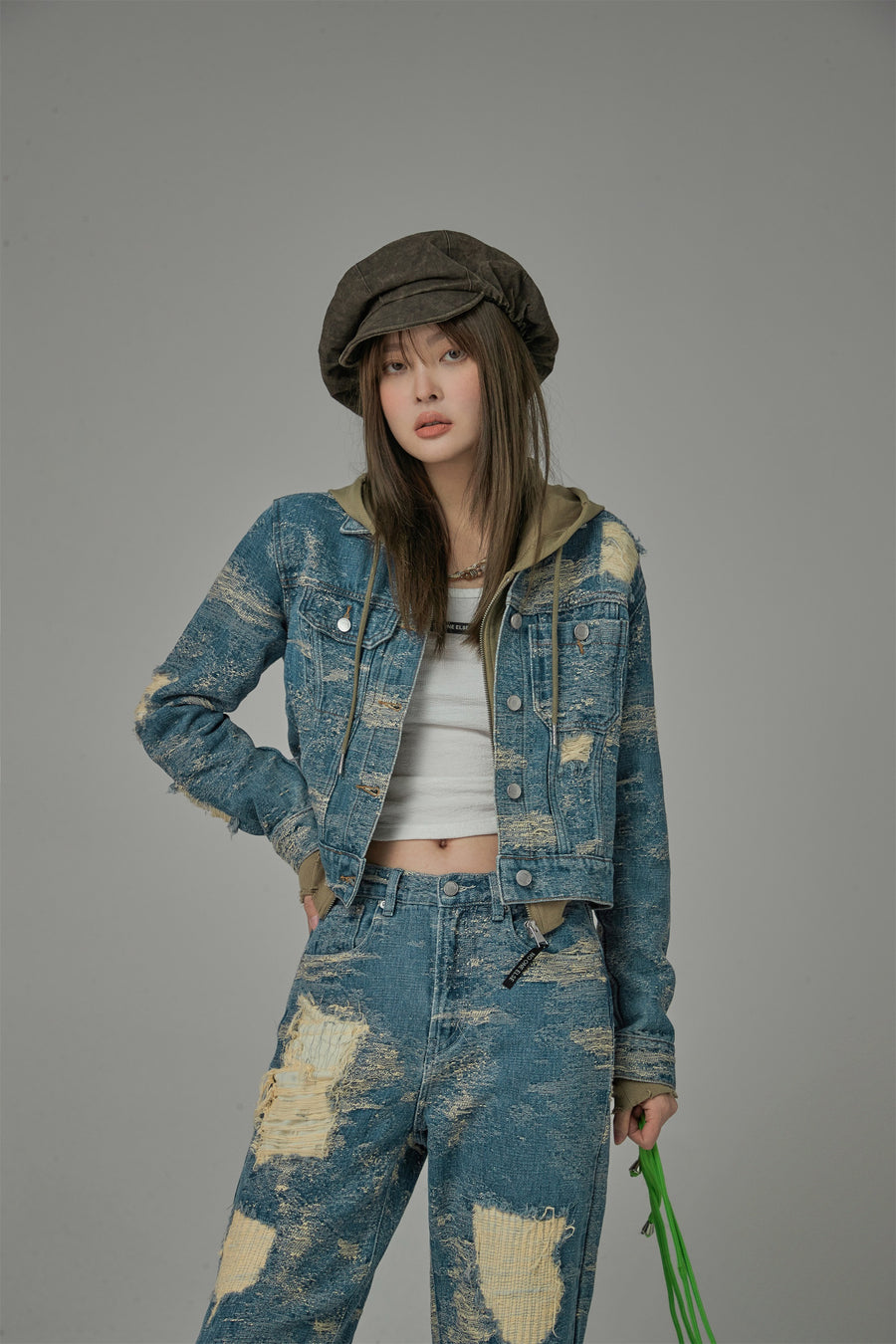 CHUU No Time For Wandering Denim Jacket