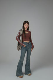 Wind Up Bootcut Denim Pants