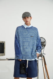 Noe Argyle Loose Fit Knit Sweater