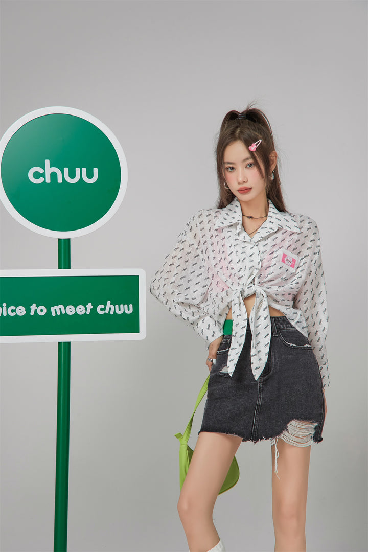 Chuu Print Loosefit Shirt