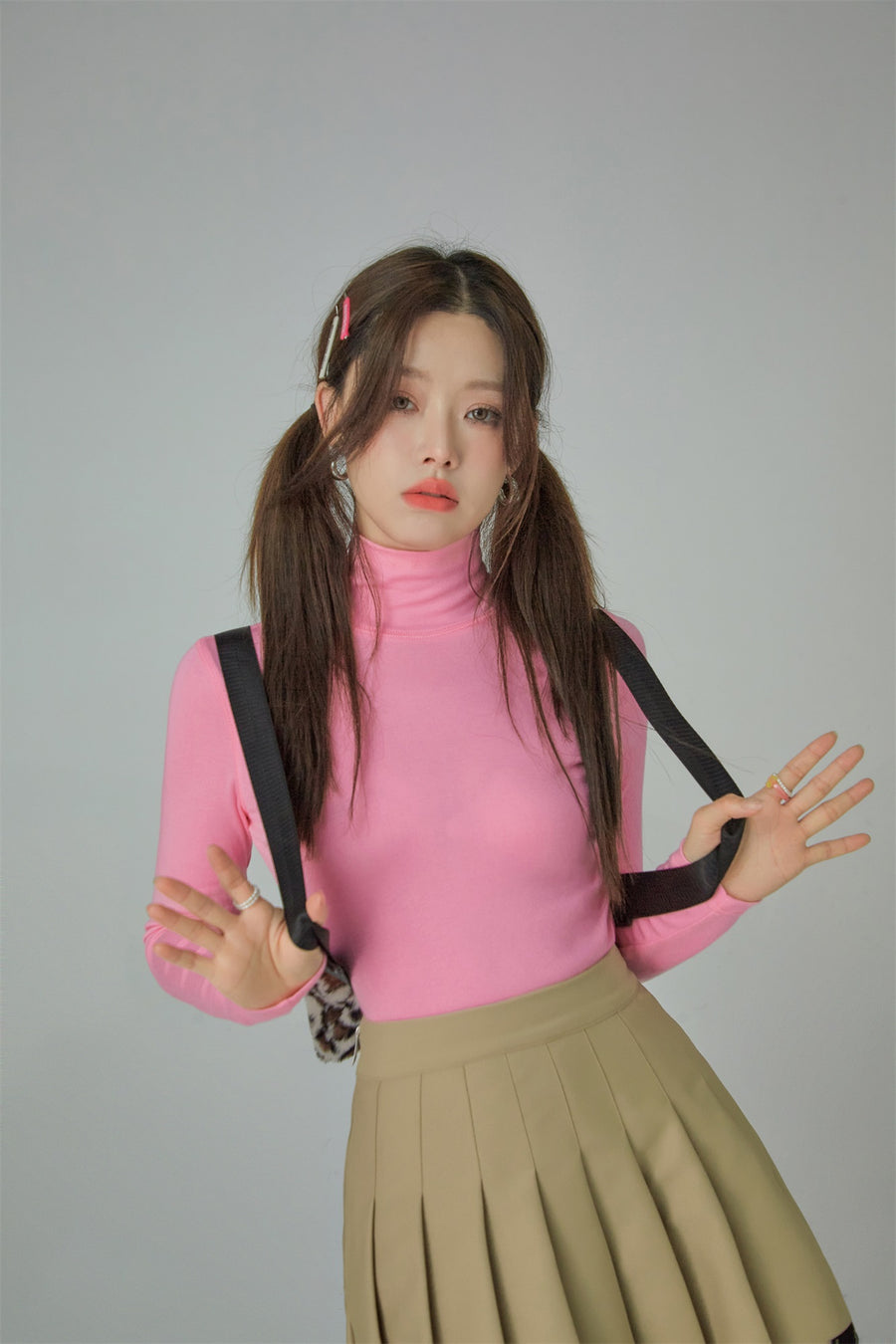 CHUU Turtleneck Long Sleeve Slimfit Top