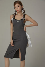 Sleeveless Slit Long Dress