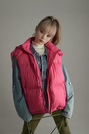 Oversize Duck Down Padded Vest