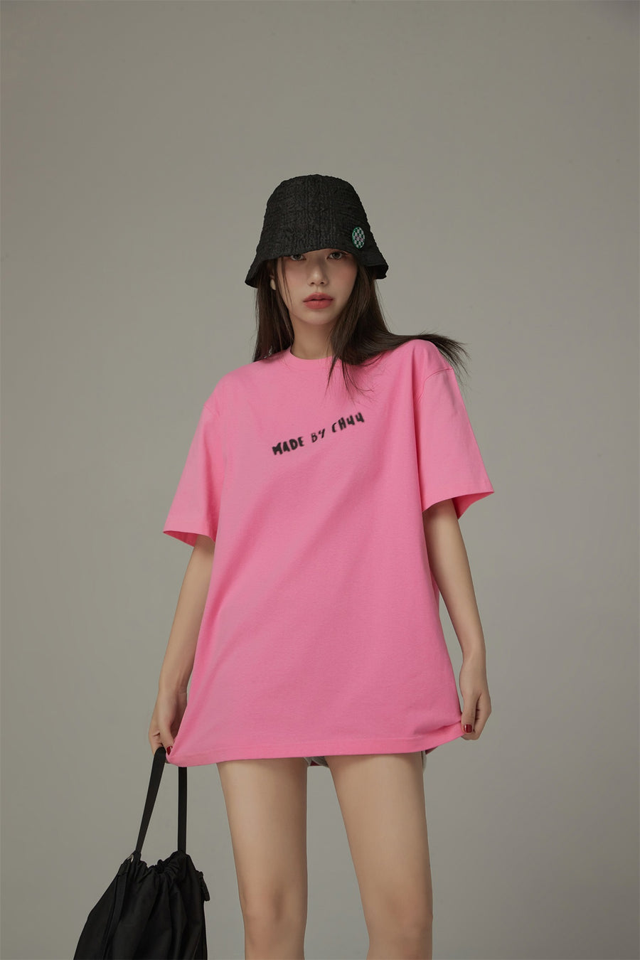 CHUU Made By Chuu Lettering Loose Fit T-Shirt