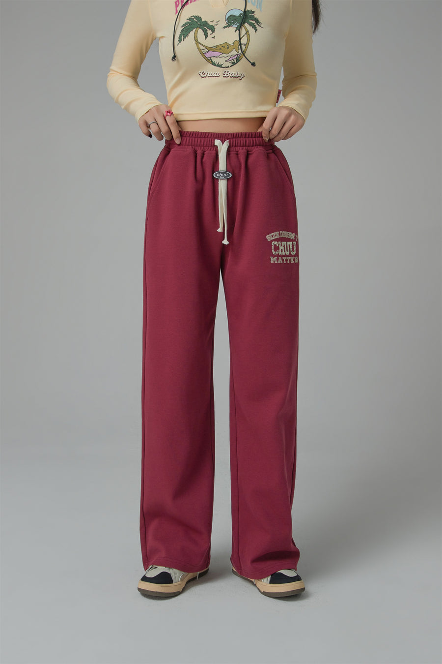 CHUU Chuu Matter String Sweatpants