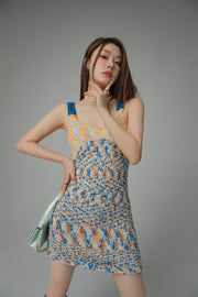 Colorful Chuu Straps Dress