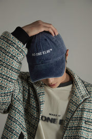 No One Else Embroidered Cotton Cap