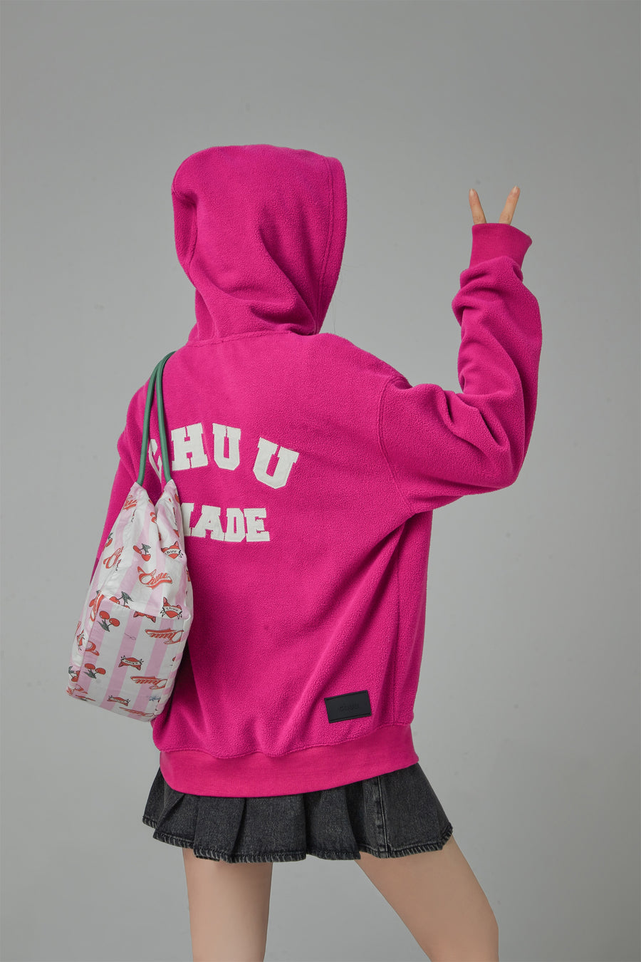 CHUU Candy Coated Fleece Hoodie