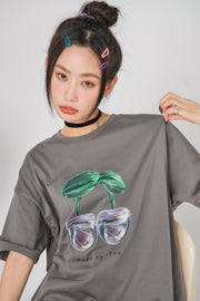 Cherry Logo Overfit T-Shirt