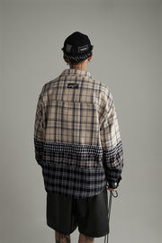 Flannel Check Oversized Shirt