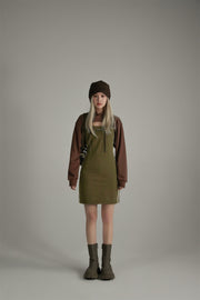 Front Keyhole Hooded Dress