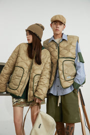 Wave Quilting Padded Jacket