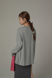 Split Loose Fit T-Shirt