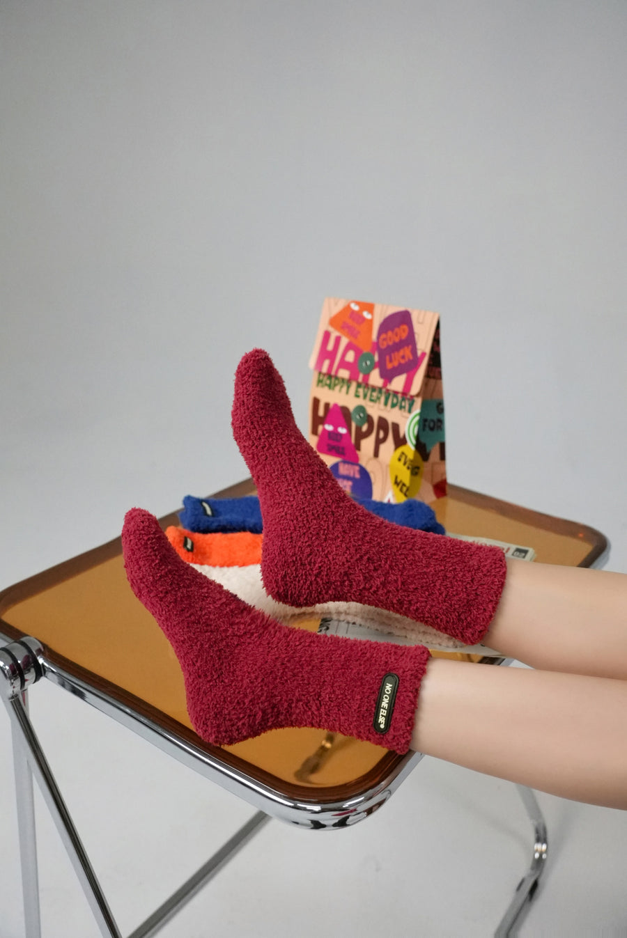 CHUU Fleece Ankle Socks