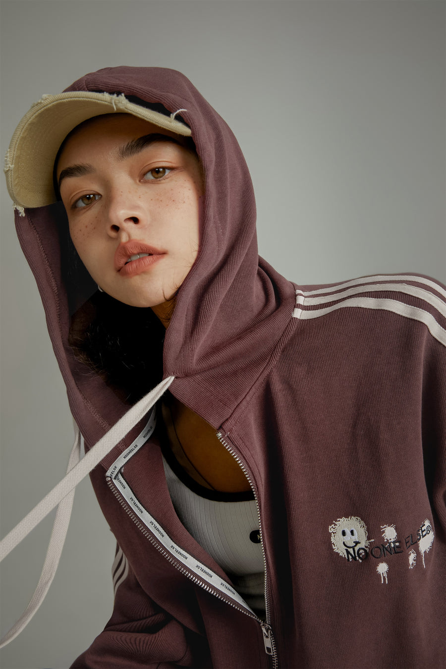 CHUU Noe Daily Hooded Zip-Up Jacket