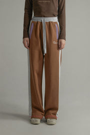 Color Matching Loose Fit Pants